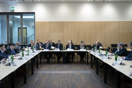 Politische Sitzung des Verteidigungsausschusses des Bundesrates in Berlin