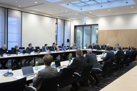 Politische Sitzung des Verteidigungsausschusses des Bundesrates in Berlin
