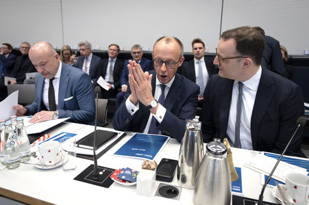 Fraktionssitzung der CDU/CSU-Bundestagsfraktion in Berlin