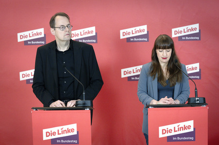 Fraktionssitzung der Bundestagsfraktion der Partei Die Linke in Berlin