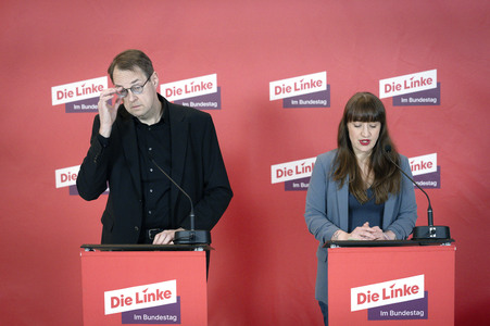 Fraktionssitzung der Bundestagsfraktion der Partei Die Linke in Berlin