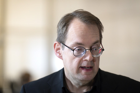 Fraktionssitzung der Bundestagsfraktion der Partei Die Linke in Berlin