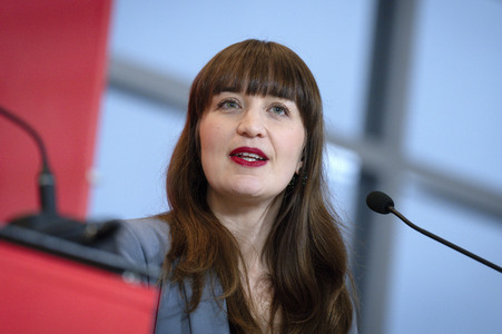 Fraktionssitzung der Bundestagsfraktion der Partei Die Linke in Berlin