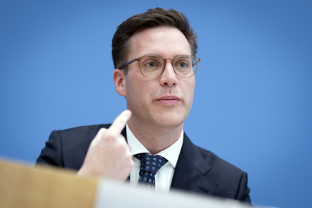 Bundespressekonferenz '3 Löwen Allianz' in Berlin