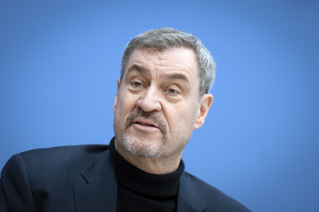 Bundespressekonferenz '3 Löwen Allianz' in Berlin