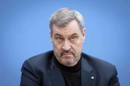 Bundespressekonferenz '3 Löwen Allianz' in Berlin