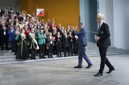 Karnevalsempfang im Bundeskanzleramt in Berlin