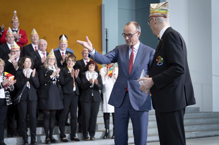 Karnevalsempfang im Bundeskanzleramt in Berlin