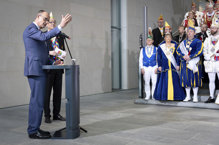 Karnevalsempfang im Bundeskanzleramt in Berlin
