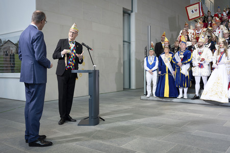 Karnevalsempfang im Bundeskanzleramt in Berlin
