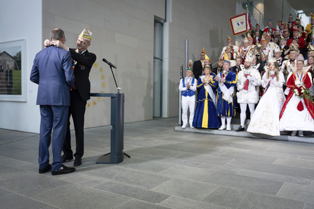 Karnevalsempfang im Bundeskanzleramt in Berlin