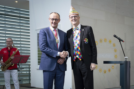 Karnevalsempfang im Bundeskanzleramt in Berlin