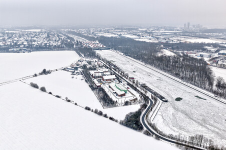 Eisbildung am Mittellandkanal in Hannover