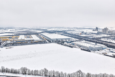 Eisbildung am Mittellandkanal in Hannover