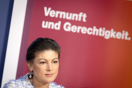 Pressekonferenz des BSW zur Einreichung der Wahlprüfungsbeschwerde in Berlin