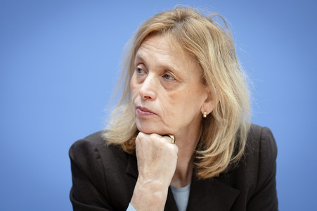 Bundespressekonferenz 'Vorstellung der Dunkelfeldstudie zur Gewaltbetroffenheit in Deutschland' in Berlin