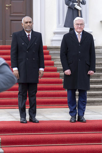 Empfang des Präsidenten der Malediven in Berlin