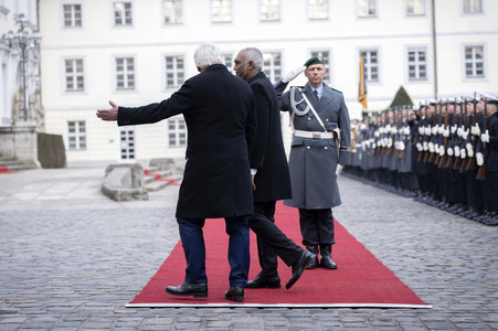 Empfang des Präsidenten der Malediven in Berlin