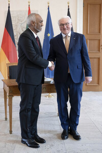 Empfang des Präsidenten der Malediven in Berlin