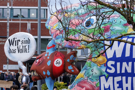 Auftritt von Björn Höcke in Düsseldorf