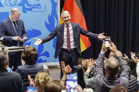 Auftritt von Björn Höcke in Düsseldorf