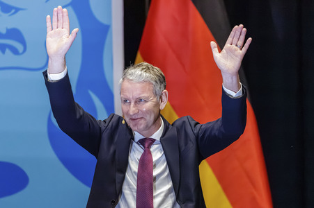 Auftritt von Björn Höcke in Düsseldorf