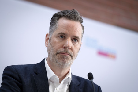 Pressekonferenz mit Christian Dürr in Berlin