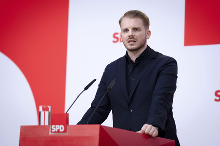 Pressekonferenz nach der SPD Gremiensitzung in Berlin
