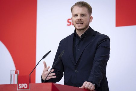 Pressekonferenz nach der SPD Gremiensitzung in Berlin