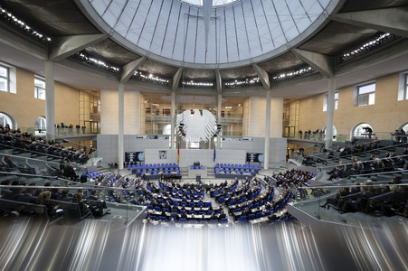 Trauerstaatsakt im Bundestag für Rita Süssmuth in Berlin