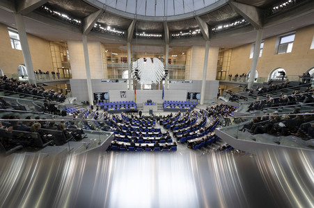 Trauerstaatsakt im Bundestag für Rita Süssmuth in Berlin