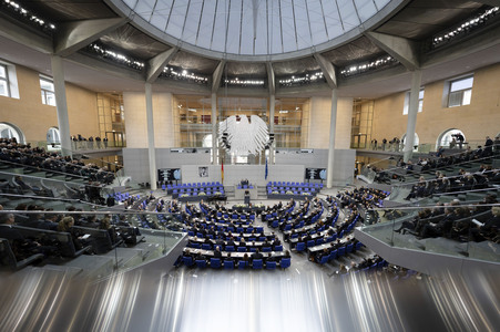 Trauerstaatsakt im Bundestag für Rita Süssmuth in Berlin