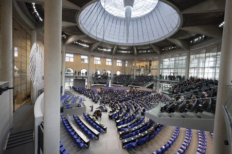 Trauerstaatsakt im Bundestag für Rita Süssmuth in Berlin