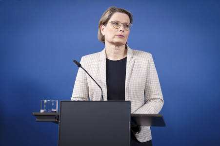 Pressekonferenz zur Vorstellung des Aktionsplans gegen Organisierte Kriminalität in Berlin