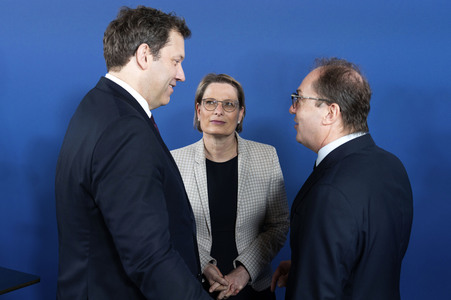 Pressekonferenz zur Vorstellung des Aktionsplans gegen Organisierte Kriminalität in Berlin