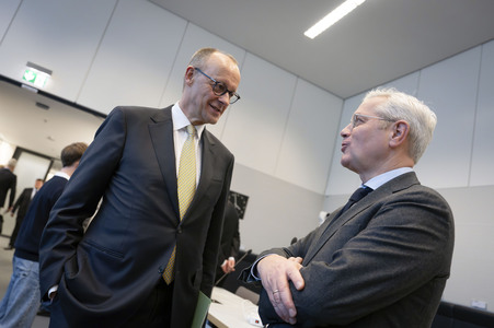 Fraktionssitzung der CDU/CSU-Bundestagsfraktion in Berlin