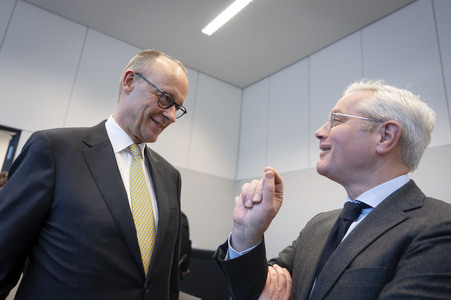 Fraktionssitzung der CDU/CSU-Bundestagsfraktion in Berlin