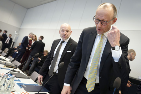 Fraktionssitzung der CDU/CSU-Bundestagsfraktion in Berlin