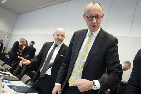 Fraktionssitzung der CDU/CSU-Bundestagsfraktion in Berlin