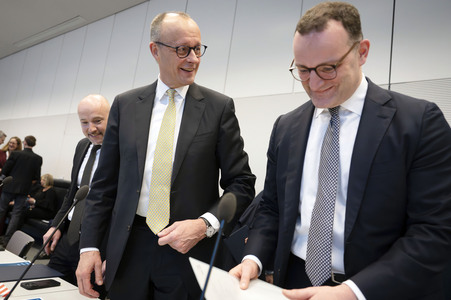 Fraktionssitzung der CDU/CSU-Bundestagsfraktion in Berlin