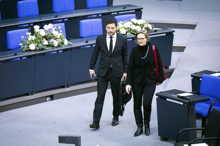 Trauerstaatsakt im Bundestag für Rita Süssmuth in Berlin