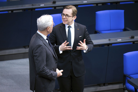 Trauerstaatsakt im Bundestag für Rita Süssmuth in Berlin