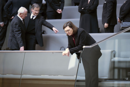 Trauerstaatsakt im Bundestag für Rita Süssmuth in Berlin