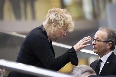 Trauerstaatsakt im Bundestag für Rita Süssmuth in Berlin