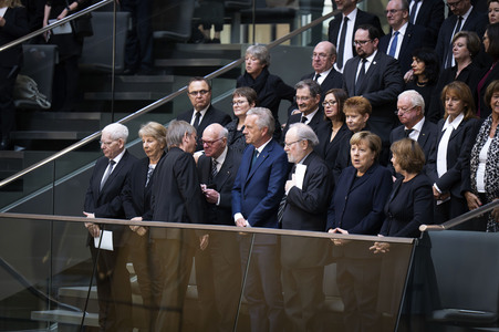 Trauerstaatsakt im Bundestag für Rita Süssmuth in Berlin
