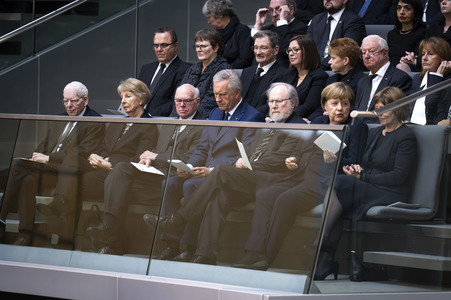 Trauerstaatsakt im Bundestag für Rita Süssmuth in Berlin