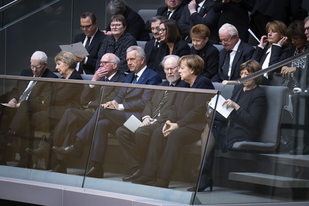 Trauerstaatsakt im Bundestag für Rita Süssmuth in Berlin
