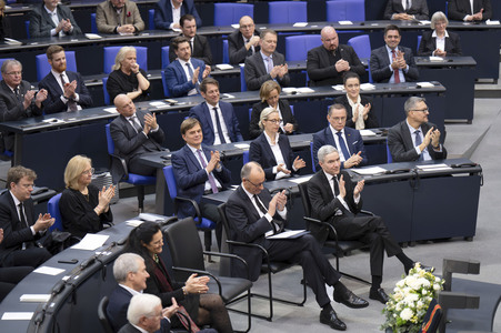 Trauerstaatsakt im Bundestag für Rita Süssmuth in Berlin