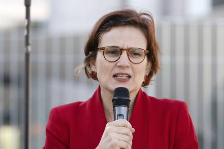 Pressekonferenz zu den geplanten Einschnitten bei der Energie- und Wärmewende in Berlin