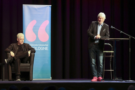 Jürgen Becker, Moritz Netenjakob, Susanne Pätzold und Michael Mittermeier auf der lit.Cologne 2026